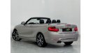 BMW 220i 2017 BMW 220i Sport Convertible, Full BMW Service History, Warranty, Low Kms, GCC