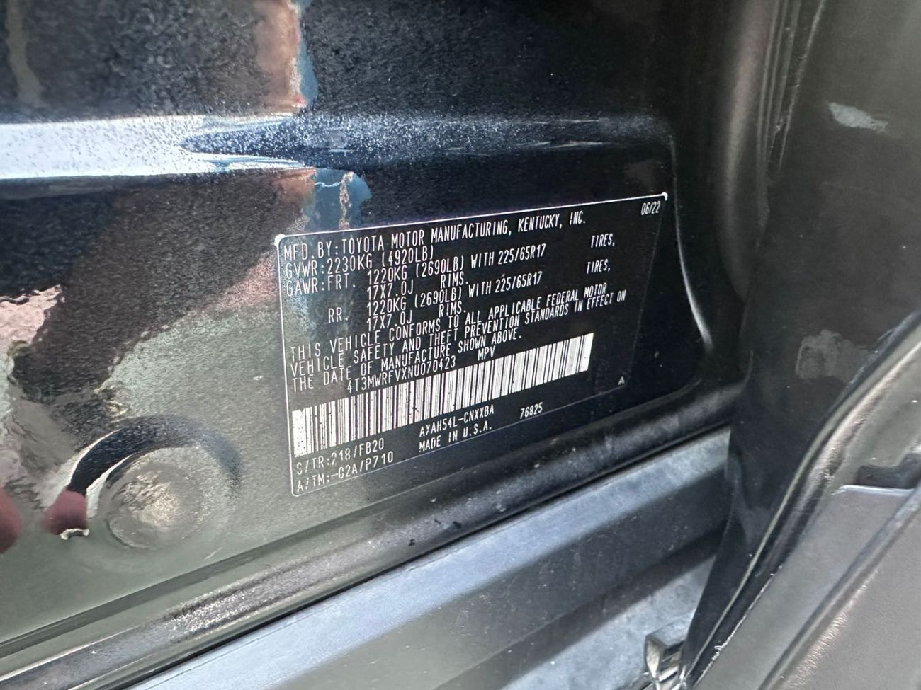 Toyota RAV4 2.5L EXR Hybrid