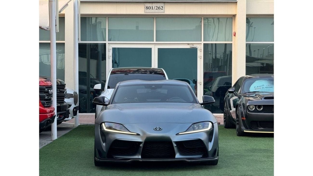 Toyota Supra GR Blue Edition TOYOTA  SUPRA GR GCC 2022 service history (under warranty) Zero accidents