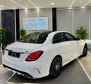 Mercedes-Benz C 200 AMG MERCEDES C200 || GCC || TOP OPTIONS || RED INTERIOR || FREE ACCIDENTS || PANORAMIC