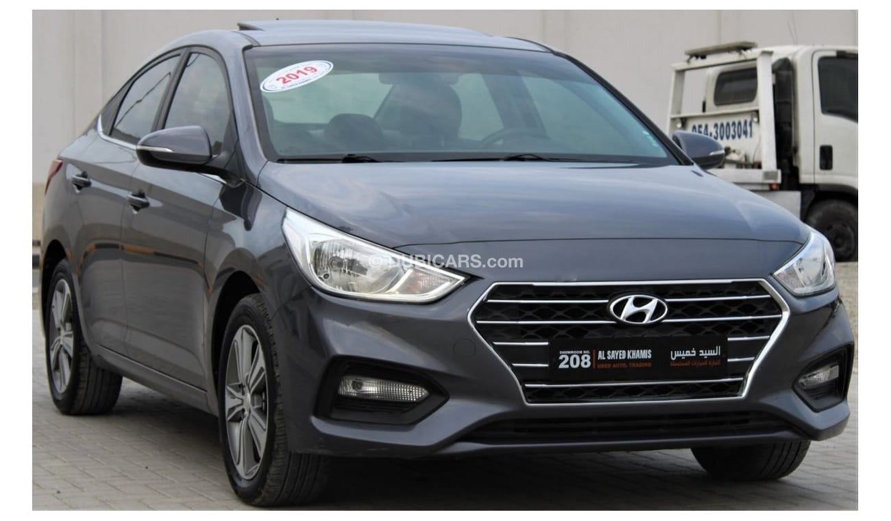 Hyundai Accent Hyundai Accent 2019 GCC No. 1 full option in excellent condition without accidents, very clean from