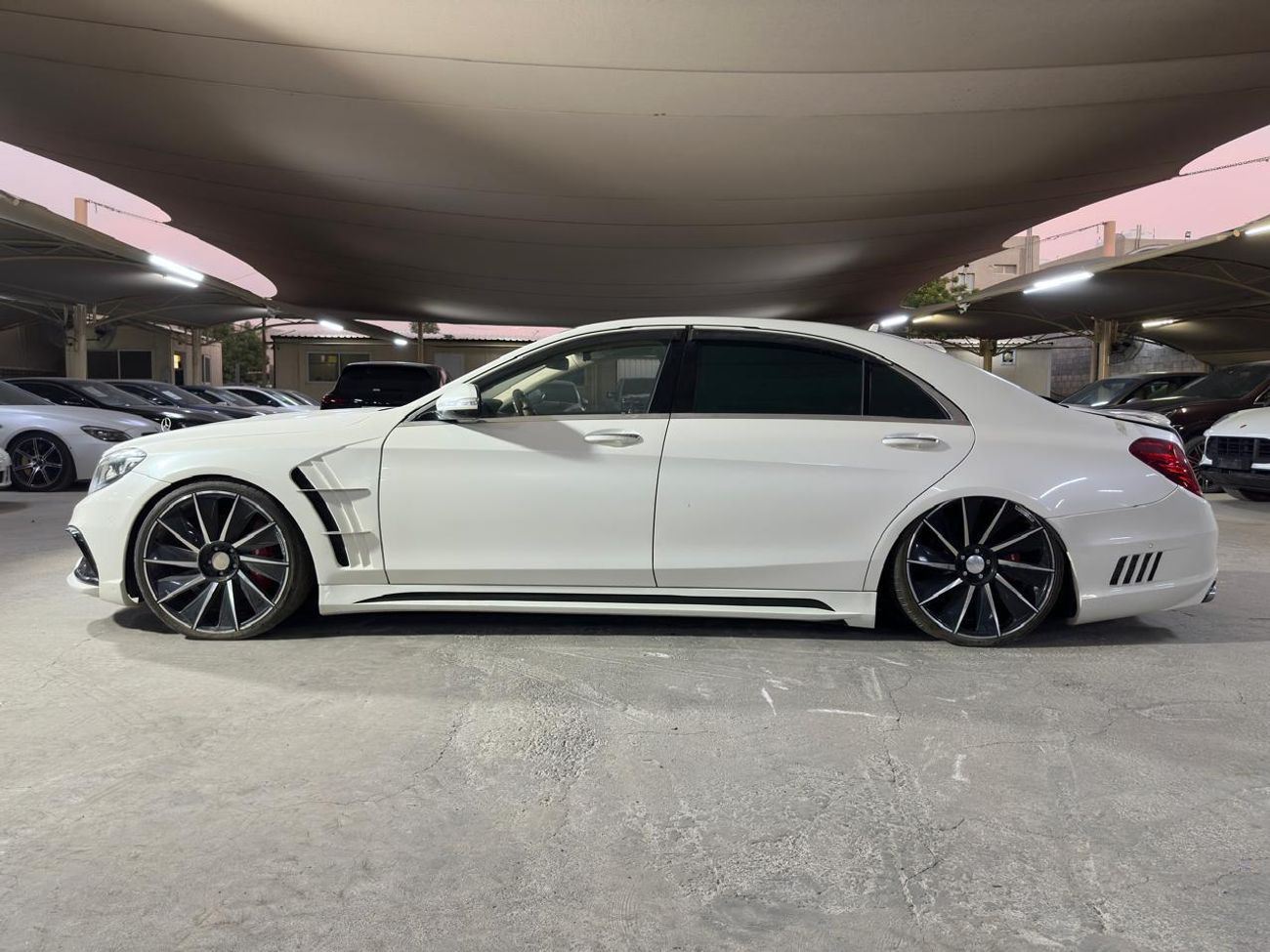 مرسيدس بنز S 550 MERCEDES S550L AMG 2014 4.7L | WALD AERO KIT | CHAUFFEUR PACKAGE | DRIVING ASSISTANCE PACKAGE