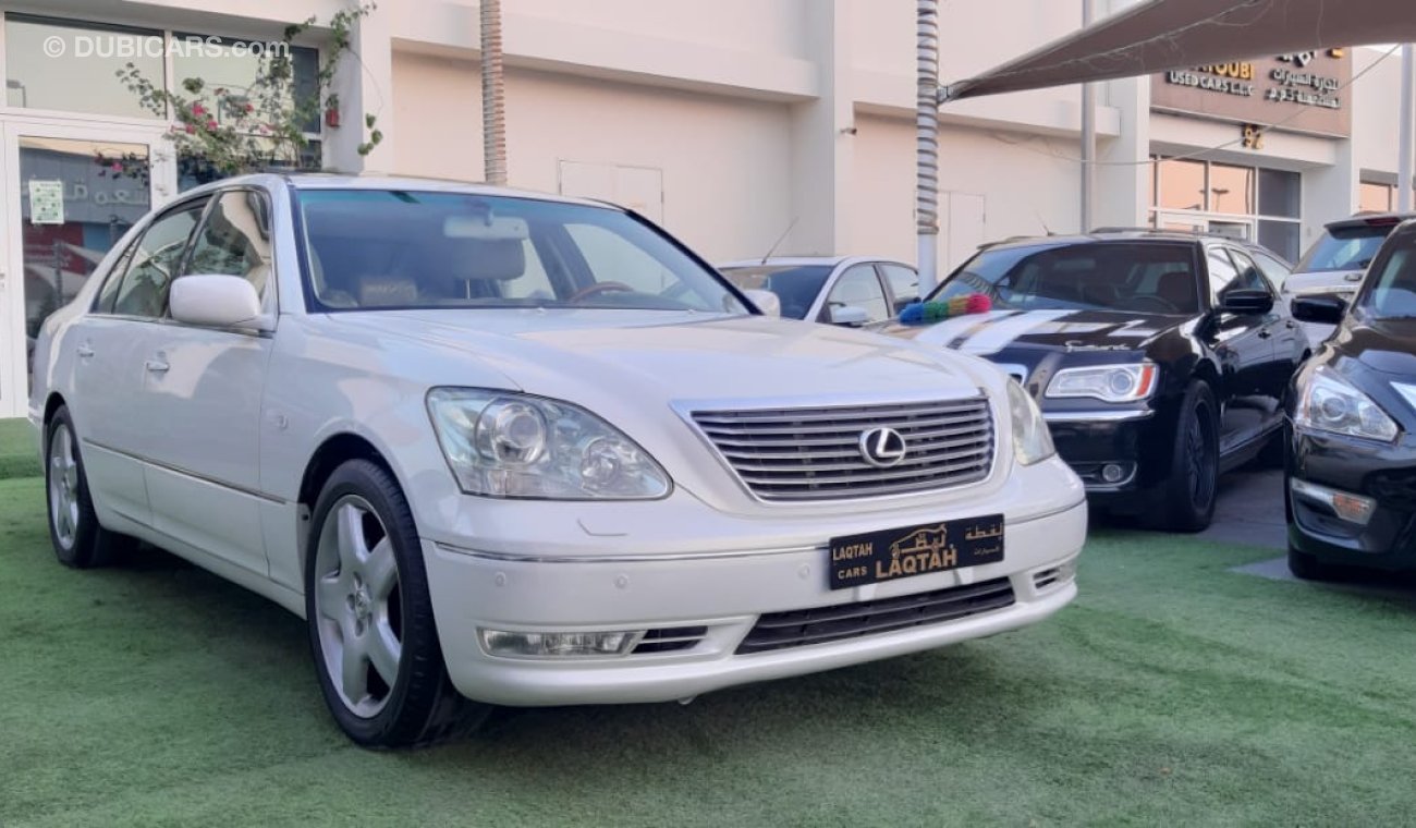 Lexus LS 430 Gulf 3/4 Ultra Hole Leather Screen Rear Camera Wheels Sensors Wood Chair Heating Android Screen Fog