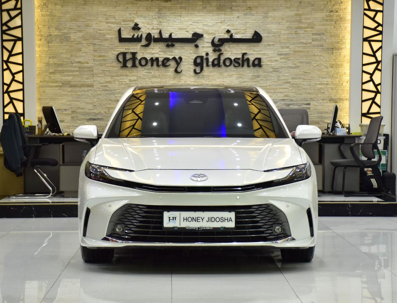 Toyota Camry EXCELLENT DEAL for our Toyota Camry GLE ( 2025 Model ) in White Color GCC Specs