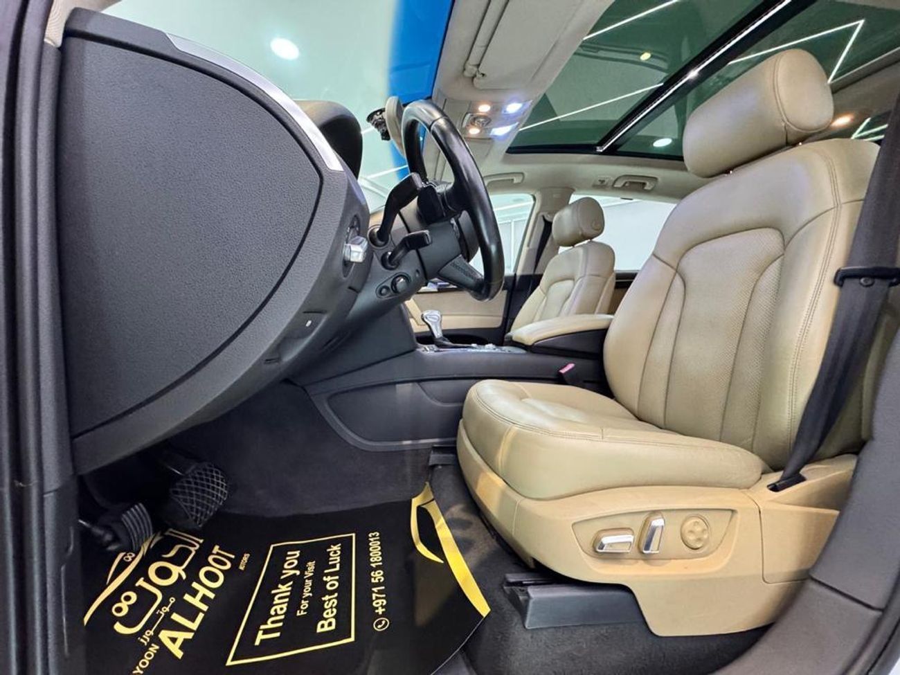 Audi Q7 TFSI quattro Sports Style Package 3.0L AMAZING WHITE AUDI Q7 S_LINE V6 || FULL OPINION || GCC || 7 S