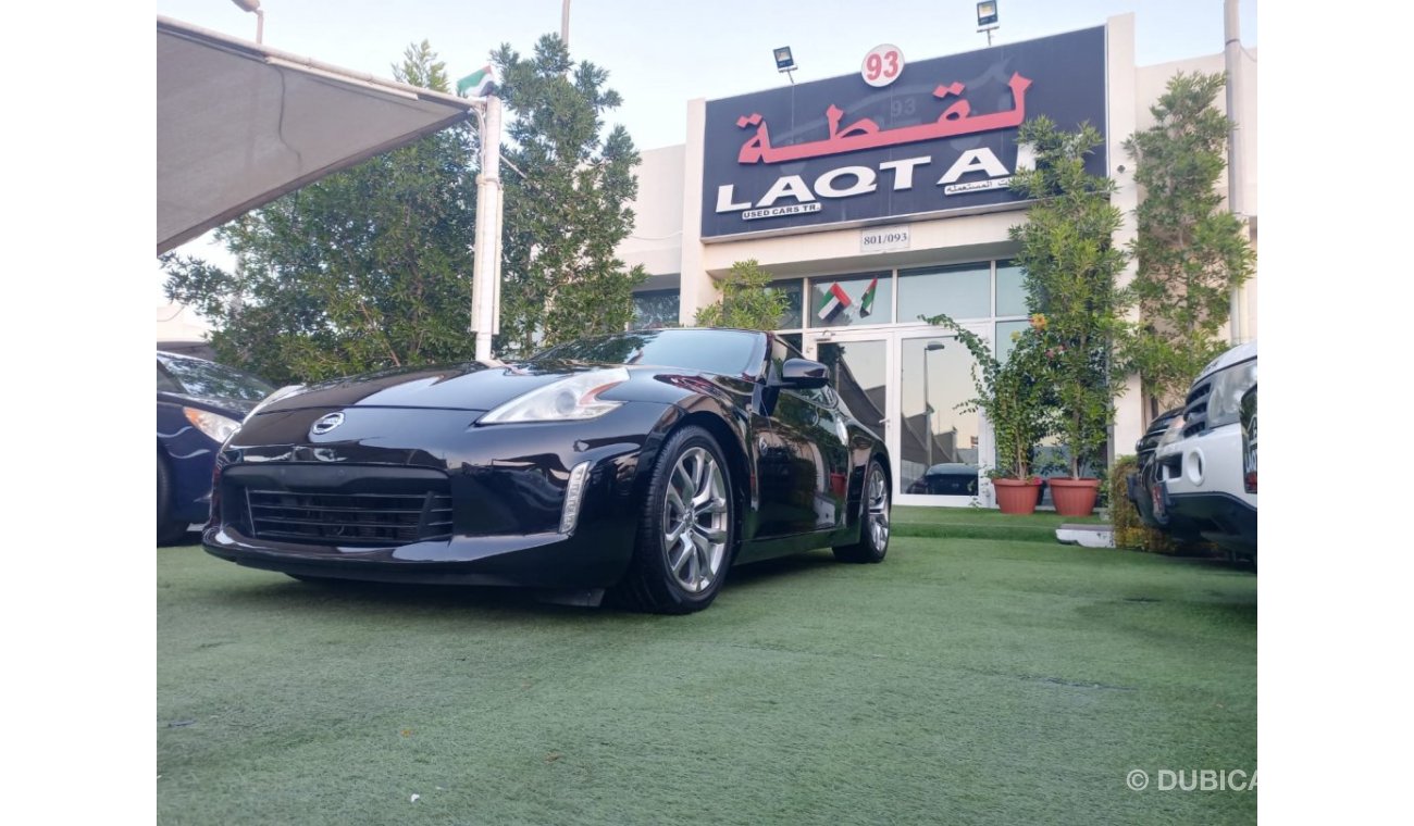 نيسان 370Z موديل 2013 وارد كوبيه بصمة مثبت سرعة تحكم رنجات حساسات جلد بحالة ممتازة