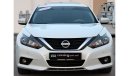 Nissan Altima Nissan Altima 2018 GCC No. 1 full option , without accidents, very clean from inside and outside