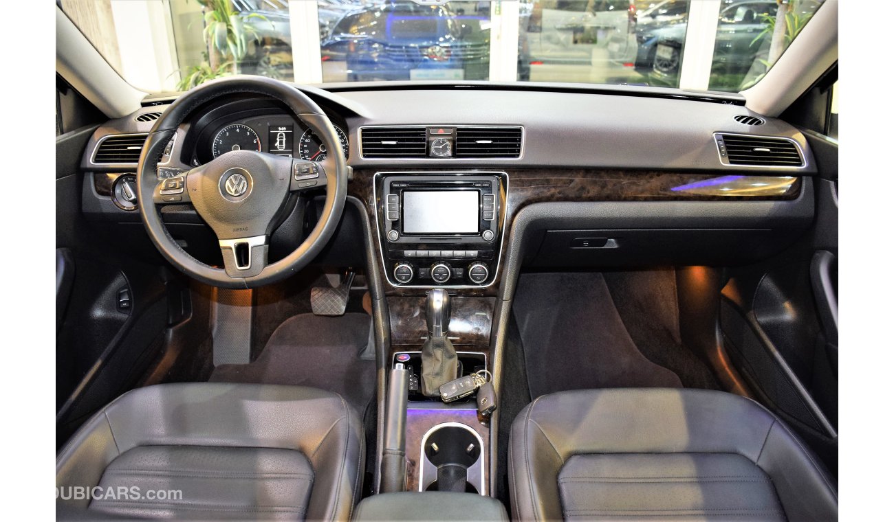 فولكس واجن باسات ONLY 63000KM! AMAZING Volkswagen Passat 2015 Model!! in Grey Color! GCC Specs