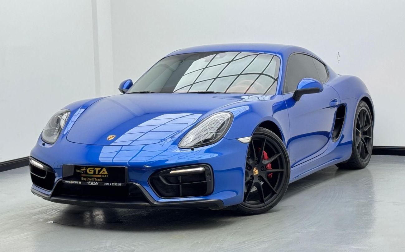 Porsche Cayman GTS 3.4L 2015 Porsche  Cayman GTS, Full Agency Service History, Excellent Condition, GCC