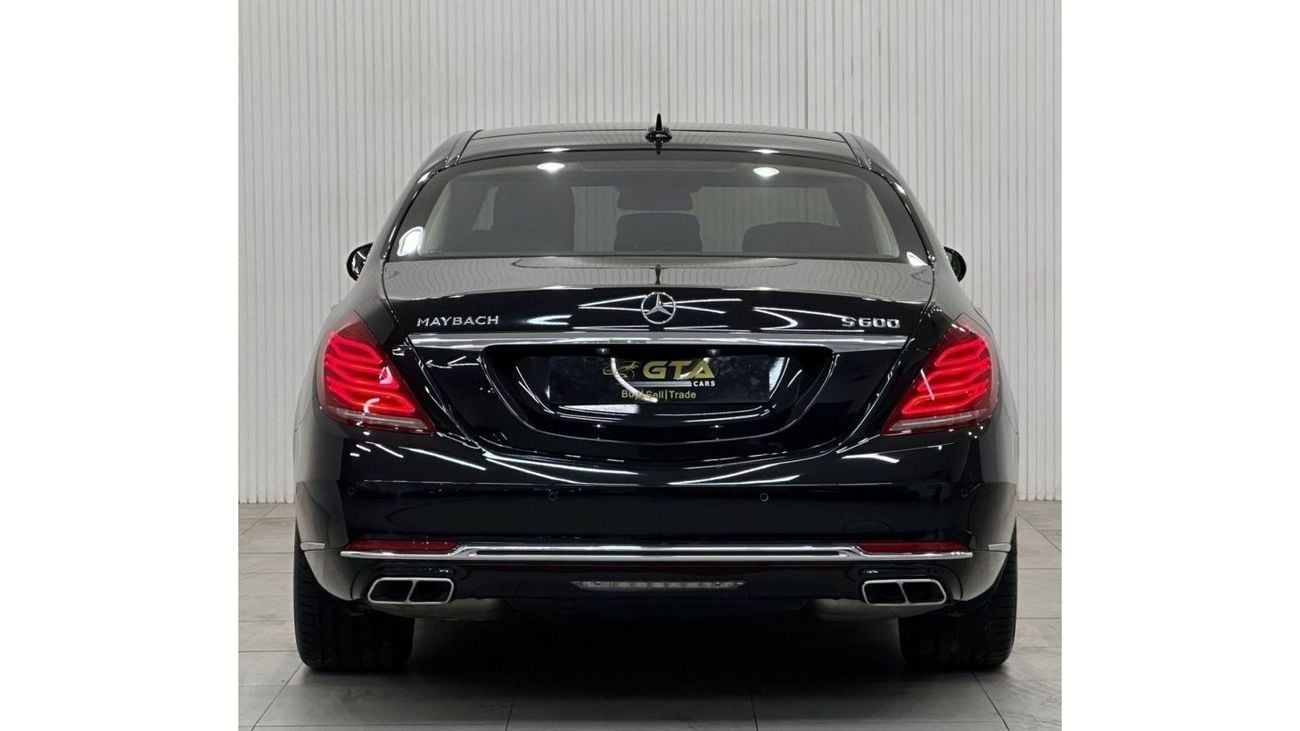 مرسيدس بنز S 600 2016 Mercedes Maybach S600, Dec 2026 GTA Service Pack, Fully Loaded, Low Kms, GCC