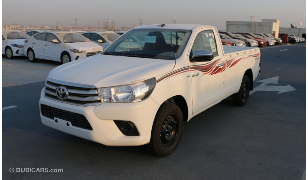 تويوتا هيلوكس 2.7 MT 4x2 Single-CAB Petrol GL NEW 2018 (Export Only)