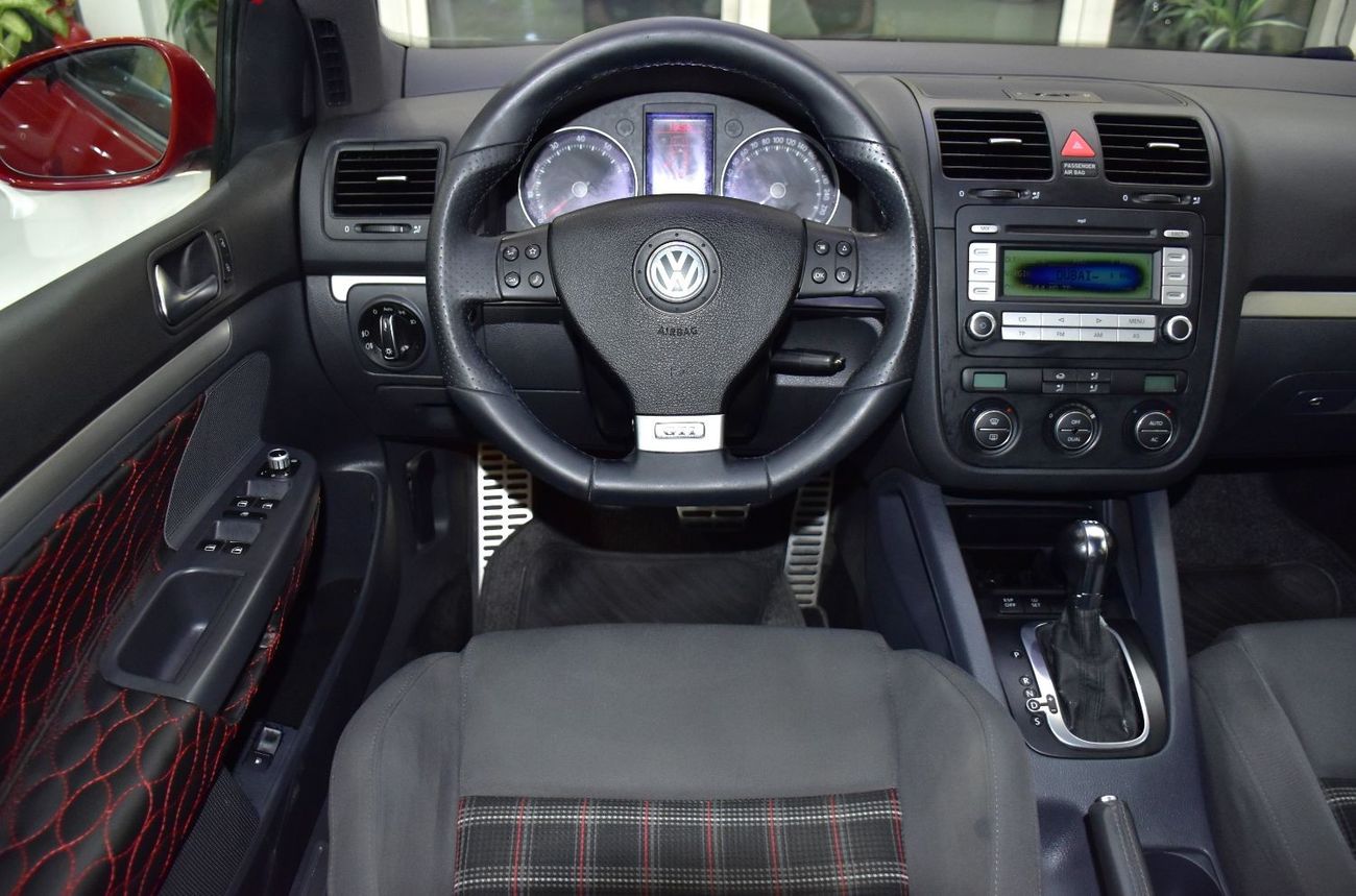 Volkswagen Golf EXCELLENT DEAL for our Volkswagen GTi ( 2009 Model ) in Red Color GCC Specs