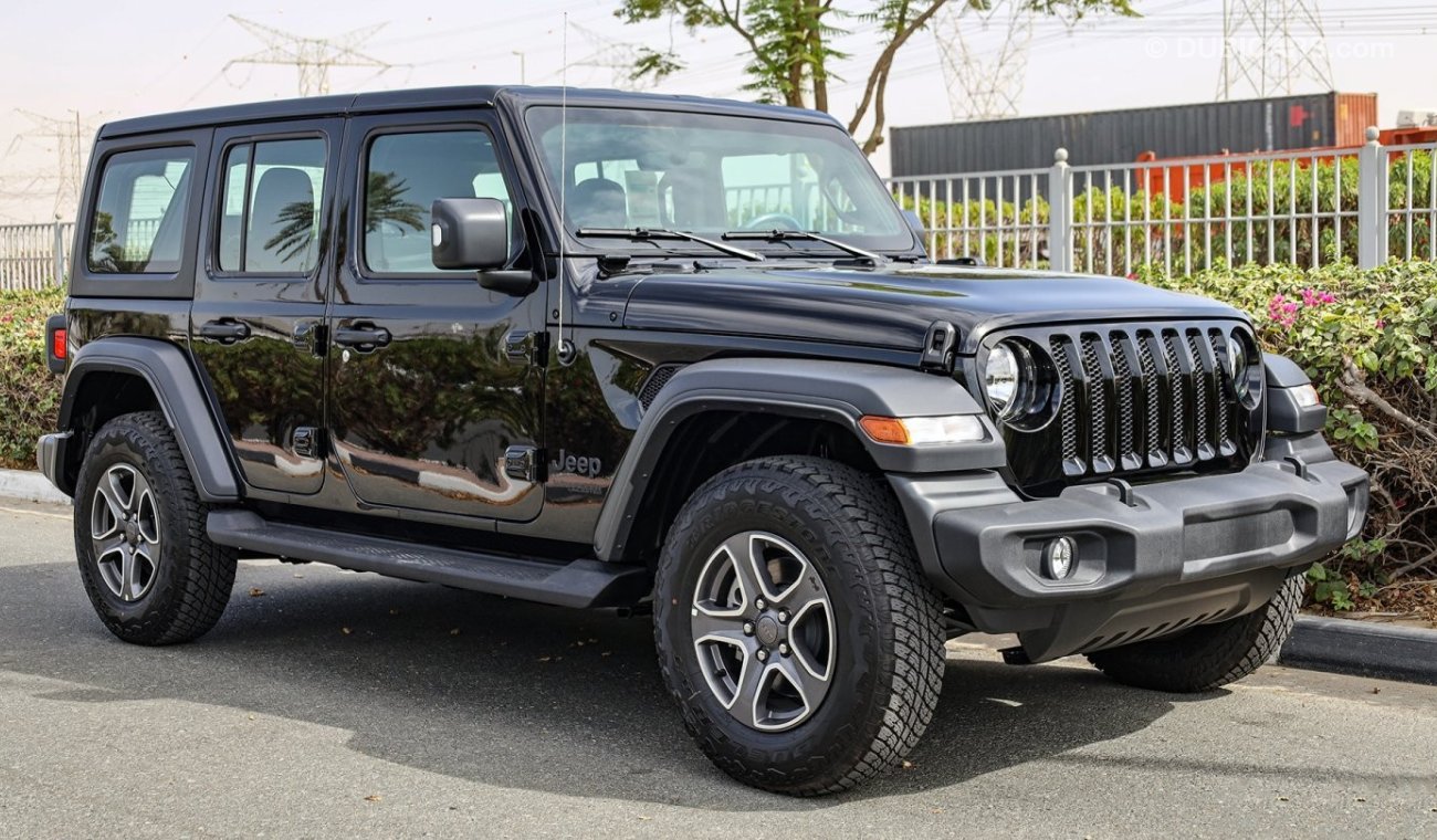 Jeep Wrangler UNLIMITED SPORT PLUS , V6 , GCC , 2022 , 0Km With 3 Yrs or 60K Km WNTY @Official Dealer