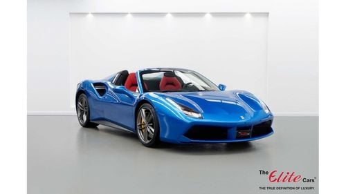 Ferrari 488 Spider 2019 GCC | CARBON FIBER EXTERIOR INTERIOR I JBL SOUND SYSTEM | WARRANTY
