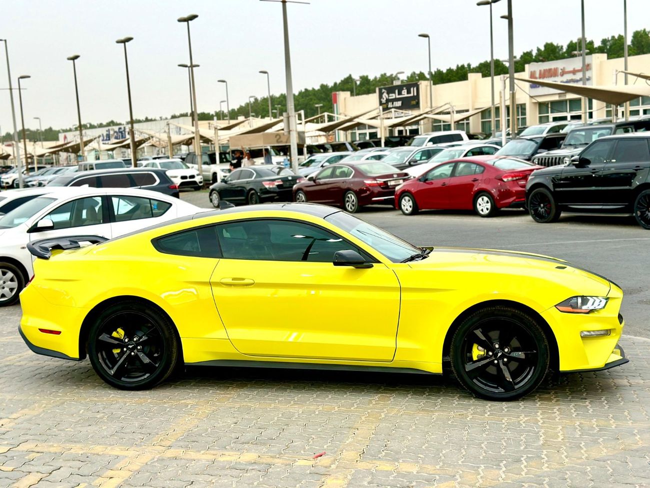 فورد موستانج Ecoboost | Monthly 1200/- | 0% DP | Blindspot | Fabric Seats | Touch Screen | # 04576