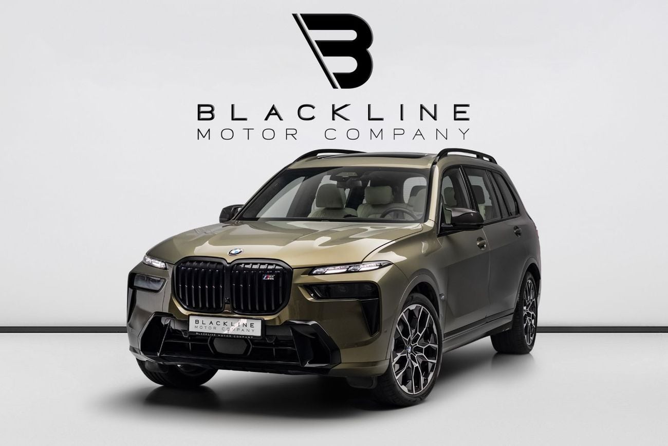 BMW X7 M60i XDRIVE BUY NOW, PAY 2027 | THE BLACKLINE STANDARD | 2030 BMW Warranty + Service, GCC, Low KMs