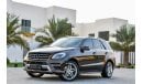 Mercedes-Benz ML 350 - 2014 - Under Warranty! - AED 2,526 P.M. AT 0% DOWNPAYMENT