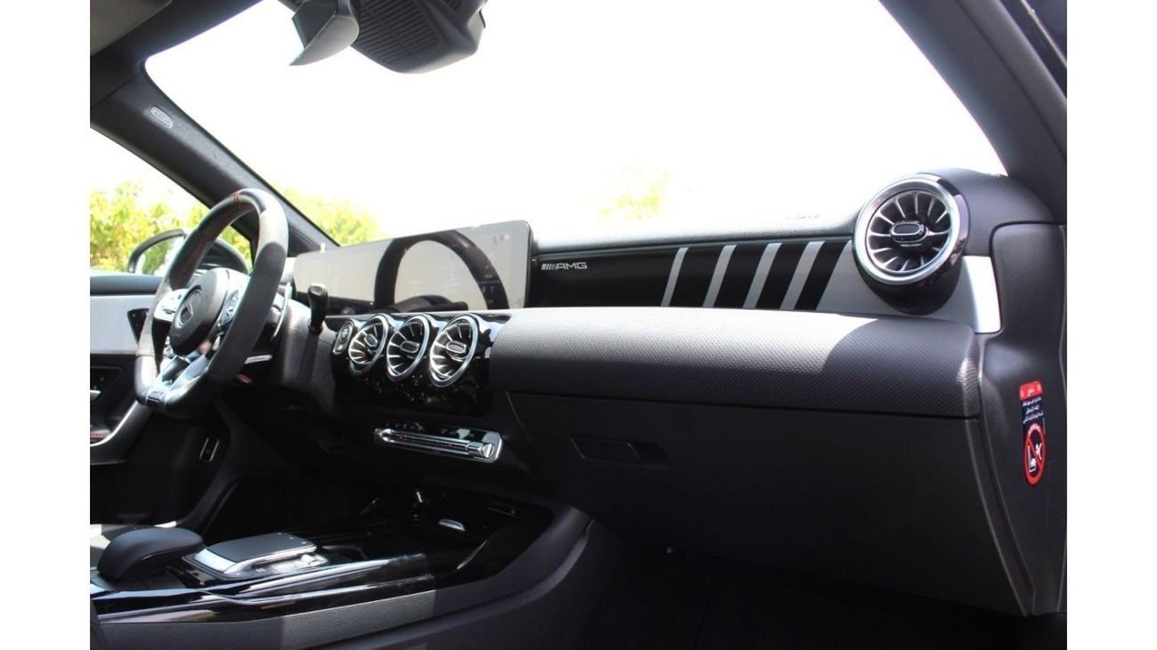 مرسيدس بنز A 35 AMG MERCEDES A35 AMG SPORT PREMIUM PLUS 2.0TC FULL OPTION 2023 GCC LOW MILEAGE WITH AGENCY WARRANTY IN B