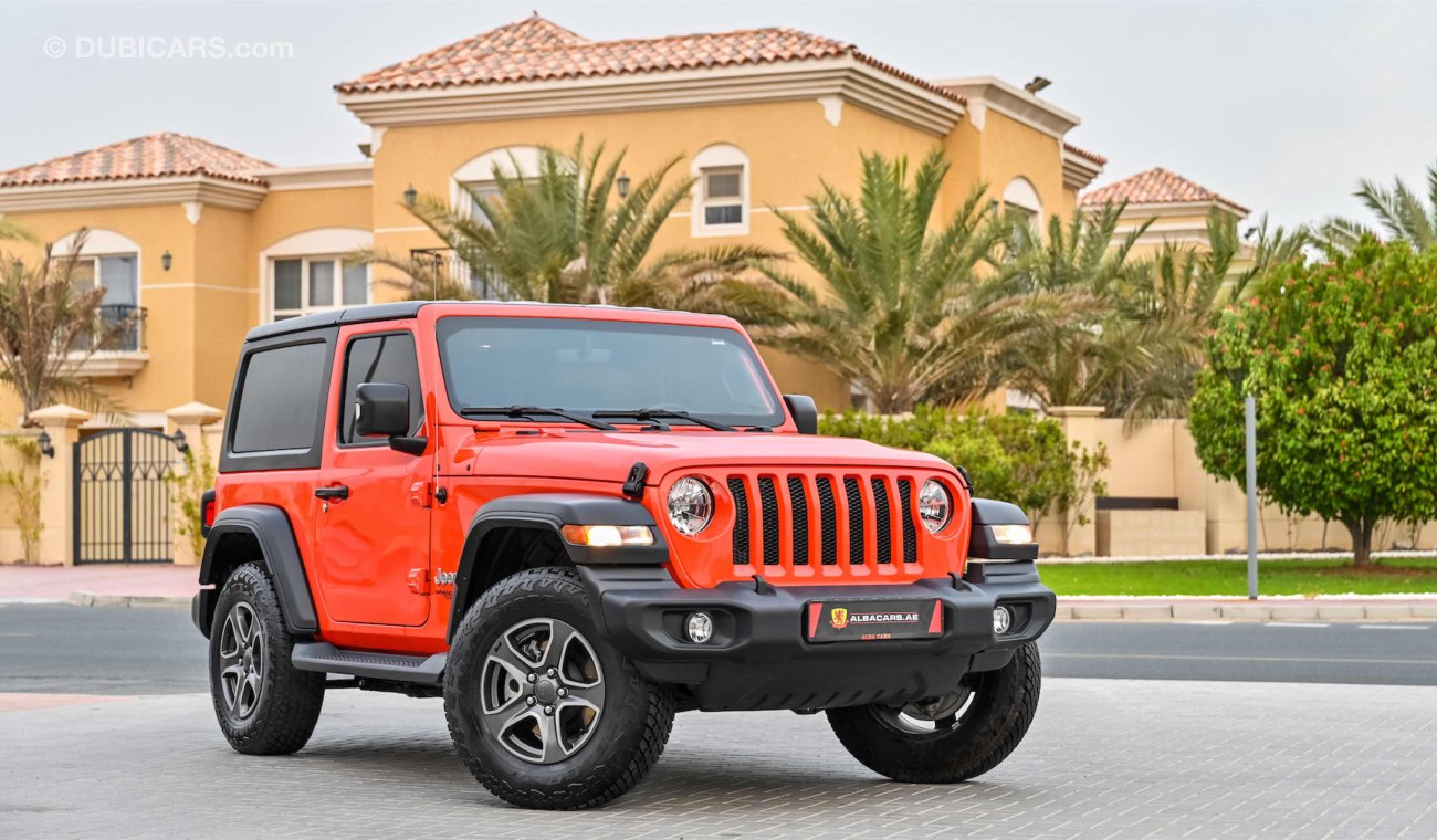 Jeep Wrangler Sport  | 2,135 P.M | 0% Downpayment | Full Option | New Shape