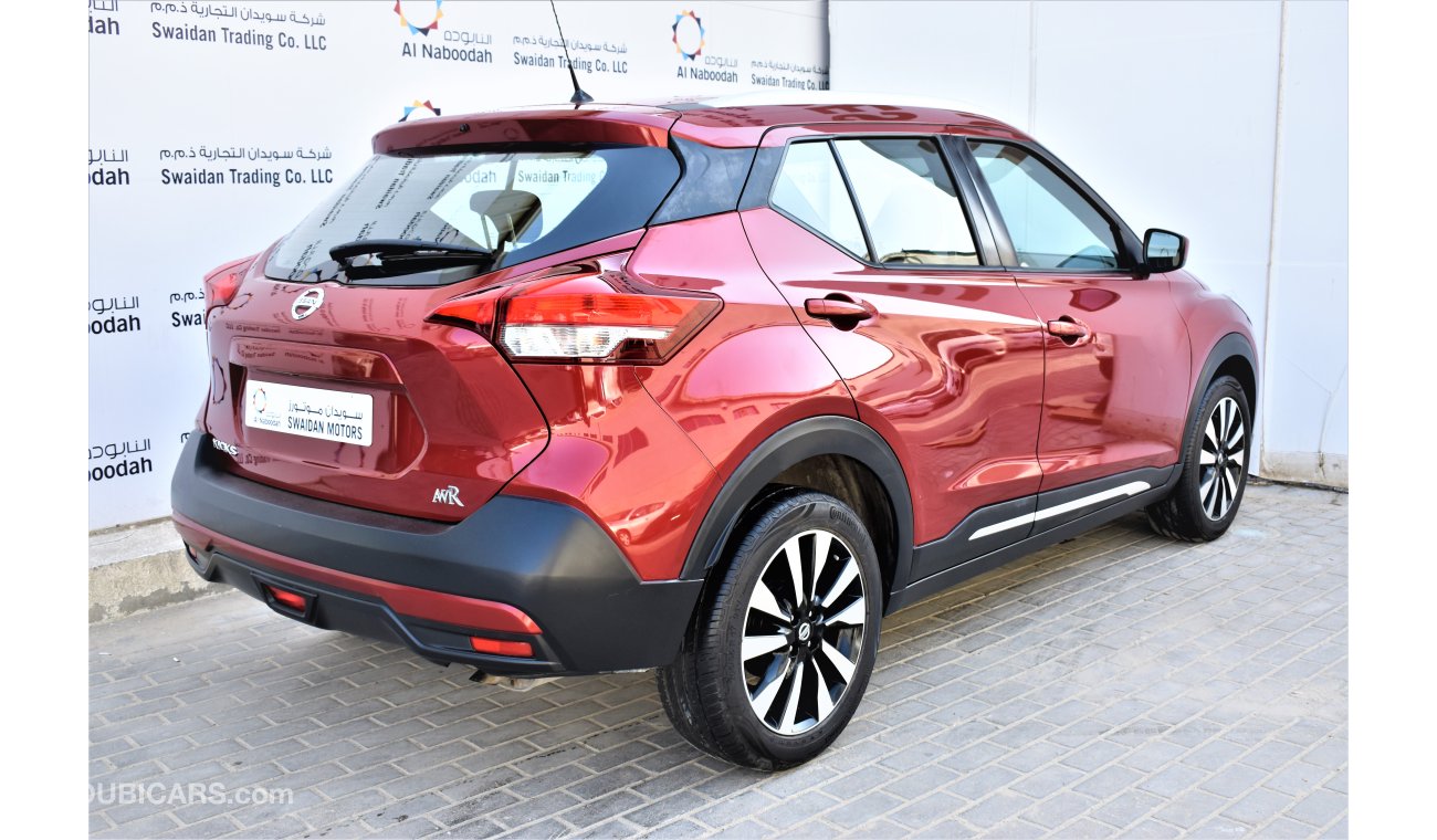 Nissan Kicks 1.6L SV+ 2018 WITH NAVIGATION GCC DEALER WARRANTY