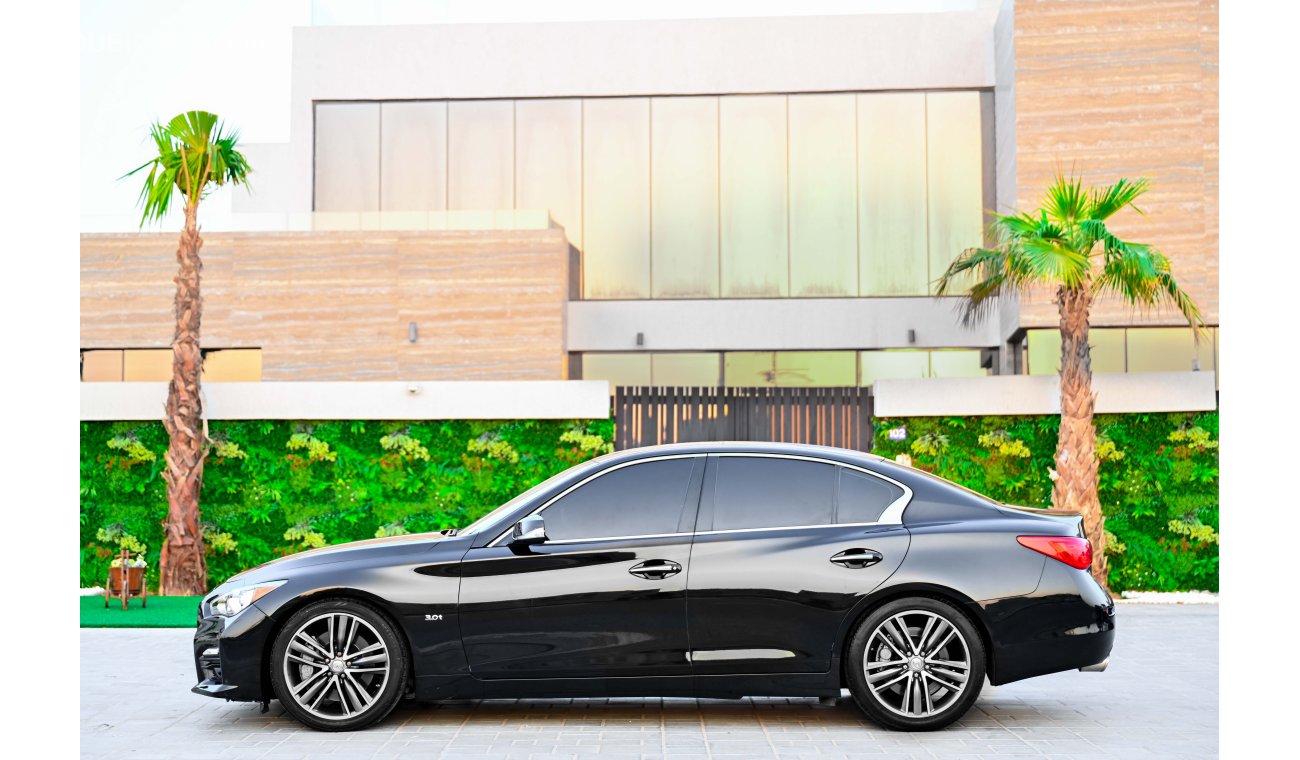 Infiniti Q50 Red Sport 400 | 2,054 P.M | 0% Downpayment | Full Option | Spectacular Condition!