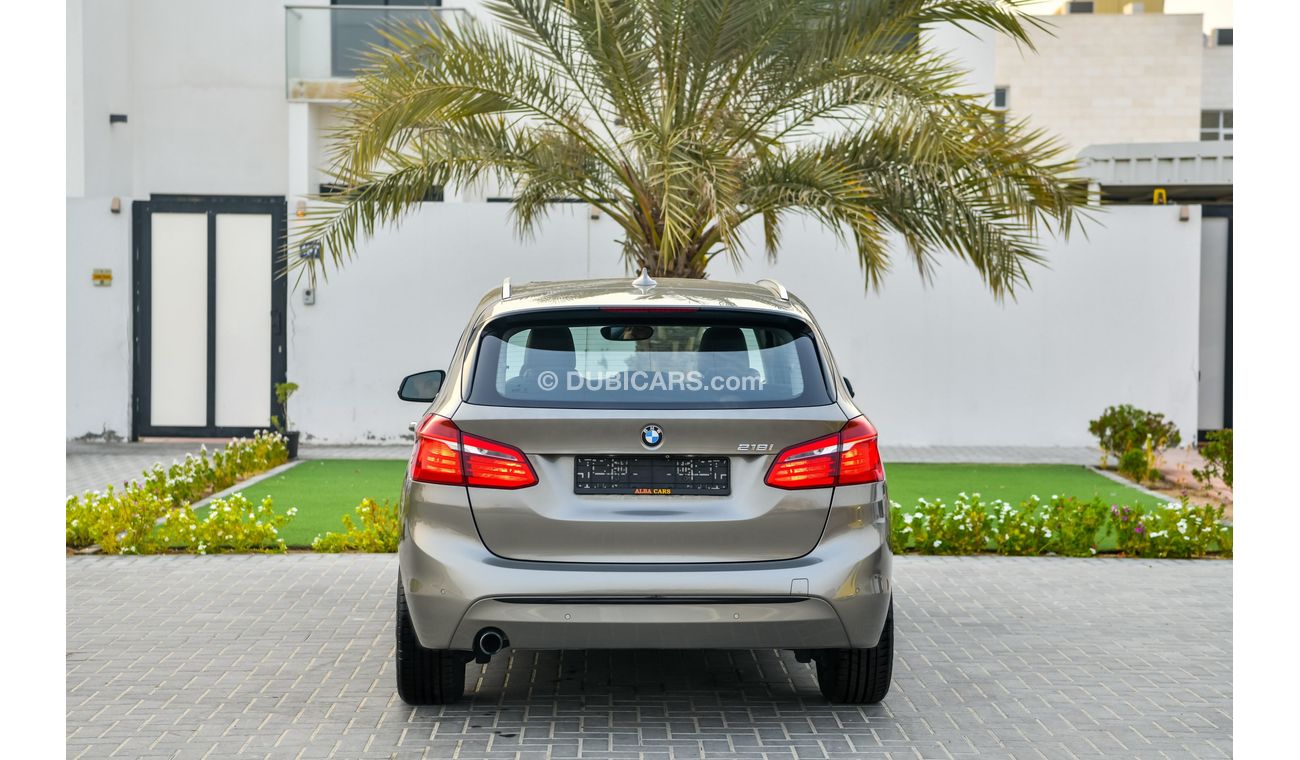 BMW 218i Active Tourer - Sat Nav, Panoramic Sunroof! Full BMW Service History - AED 1,253 Per Month - 0% DP