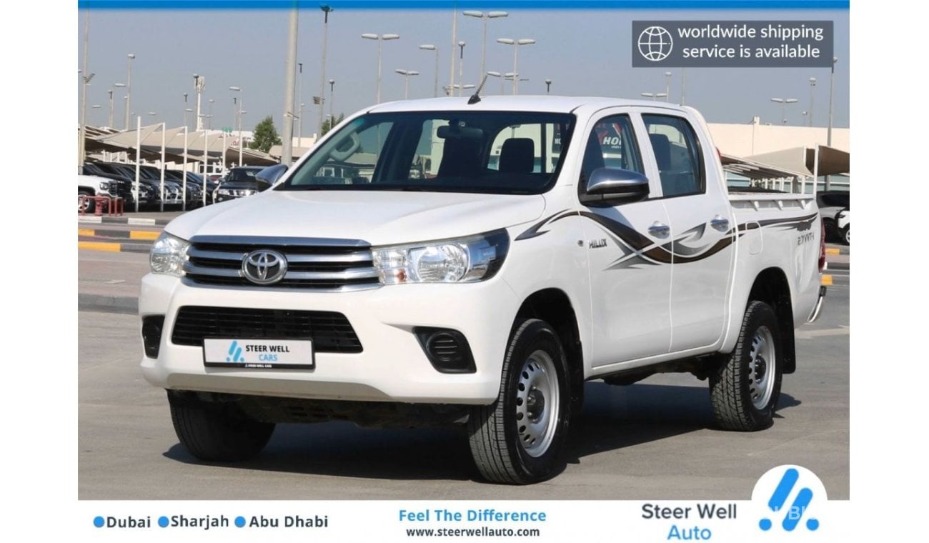 Toyota Hilux 2017 | HILUX 4X4 DOUBLE CABIN PICKUP WITH GCC SPECS AND EXCELLENT CONDITION