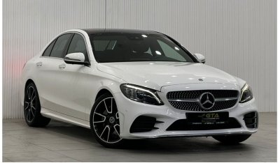 مرسيدس بنز C 200 بريميوم 2019 Mercedes Benz C200 AMG, May 2024 Mercedes Warranty, Full Options, Low Kms, GCC
