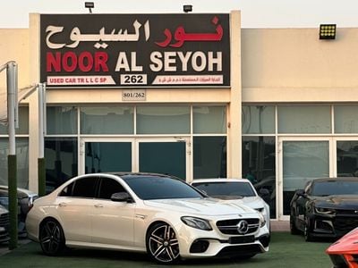 Mercedes-Benz E 63S 4MATIC+ 4.0L ‏MERCEDES BENZ AMG E63 KOREAN 2018 ‏Perfect Condition ‏5 buttons Full option ‏Full Carb