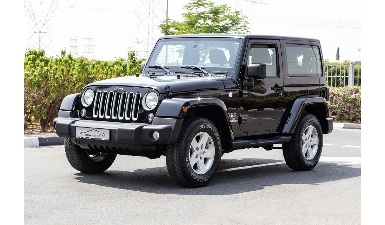Used JEEP WRANGLER SAHARA 2017 GCC ZERO DOWN PAYMENT 1560 AED