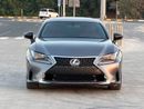 Lexus RC350 F-Sport 3.5L MODEL 2015 GCC CAR PERFECT CONDITION INSIDE AND OUTSIDE FULL OPTION SUN ROOF LEATHER SE