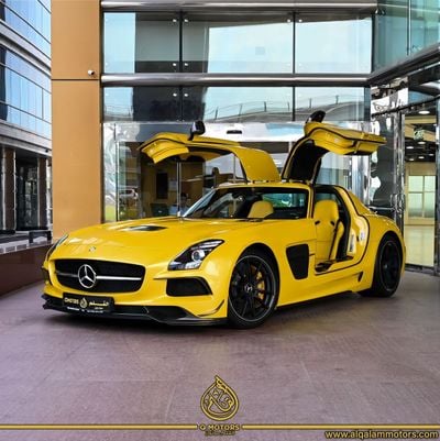 Mercedes Benz SLS AMG 2014 MERCEDES BENZ SLS BLACK SERIES GCC DONE ONLY 600KM