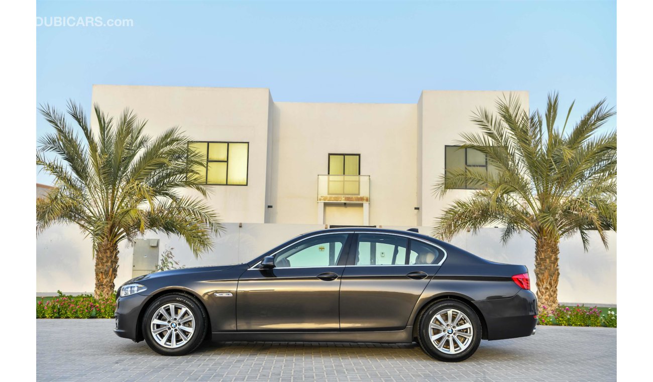 BMW 520i i Twin Turbo Luxury - Under Warranty! - AED 1,547 P.M - 0% D.P