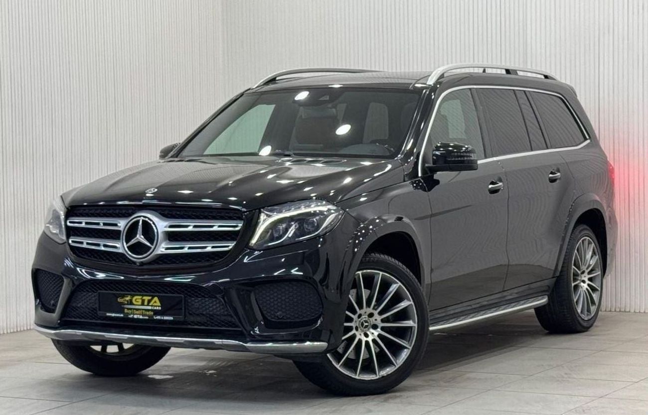 مرسيدس بنز GLS 500 Std 4.7L 2017 Mercedes Benz GLS500 AMG 4MACTIC, Feb 2026 Warranty, Full Options, 7 Seater, GCC