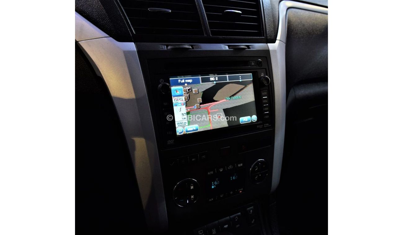 Chevrolet Traverse FULL OPTION & LOW MILEAGE Chevrolet Traverse LT 2012 Model!! in Black Color! GCC Specs