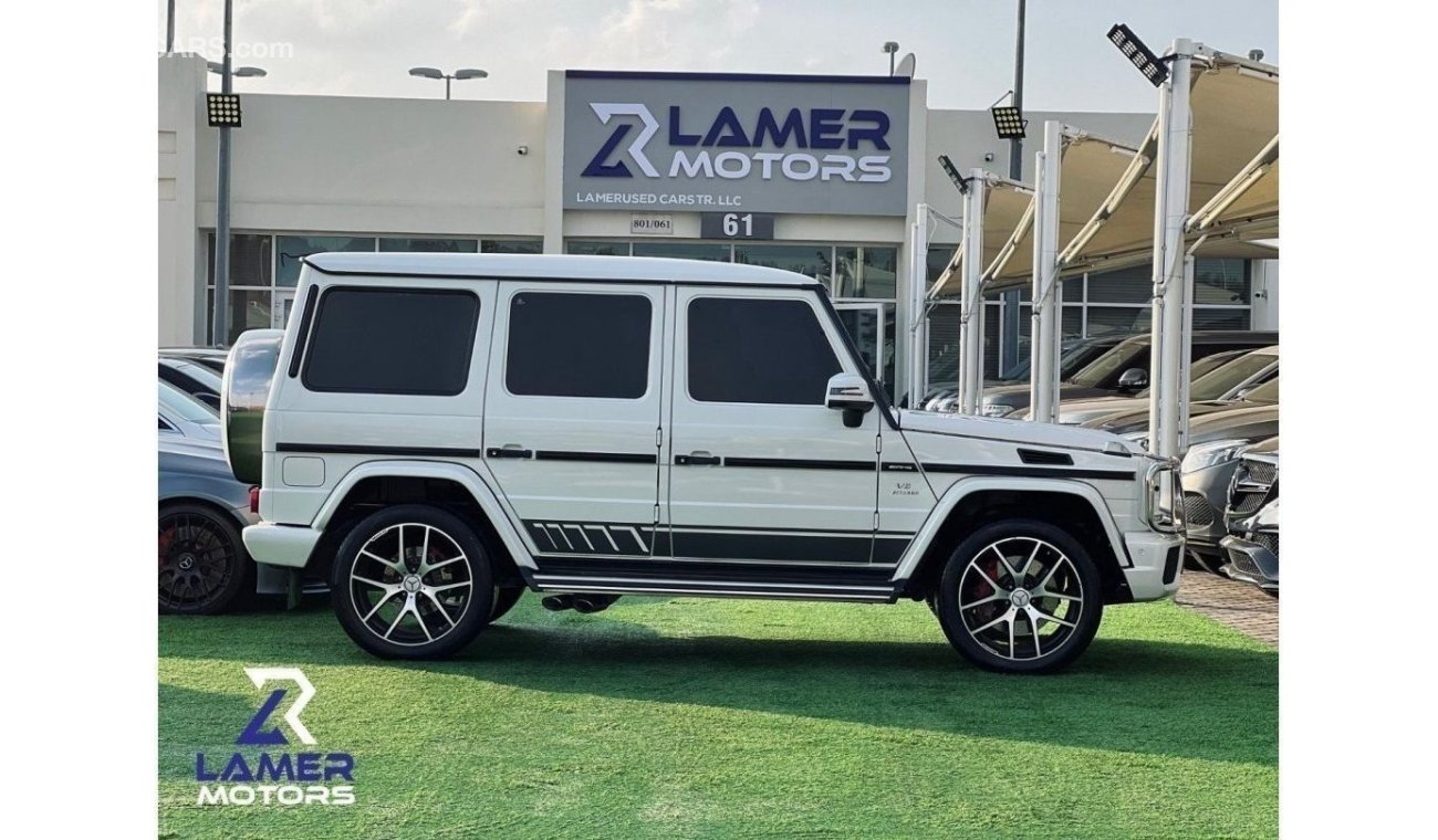 مرسيدس بنز G 63 AMG محرك 8 أسطوانات بشكل حرف V بسعة 5.5 لتر مع شاحن توربيني - دفع بالعجلات الأربعة