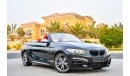 BMW M235i i Convertible - Agency Warranty & Service Contract!  - Only AED 2,037 Per Month! - 0% DP