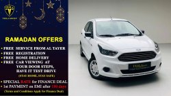 Ford Figo /// SEDAN / GCC / 2018 / DEALER WARRANTY VALID UNTIL 30/01/2023 / FSH! / ONLY 328 DHS MONTHLY!!