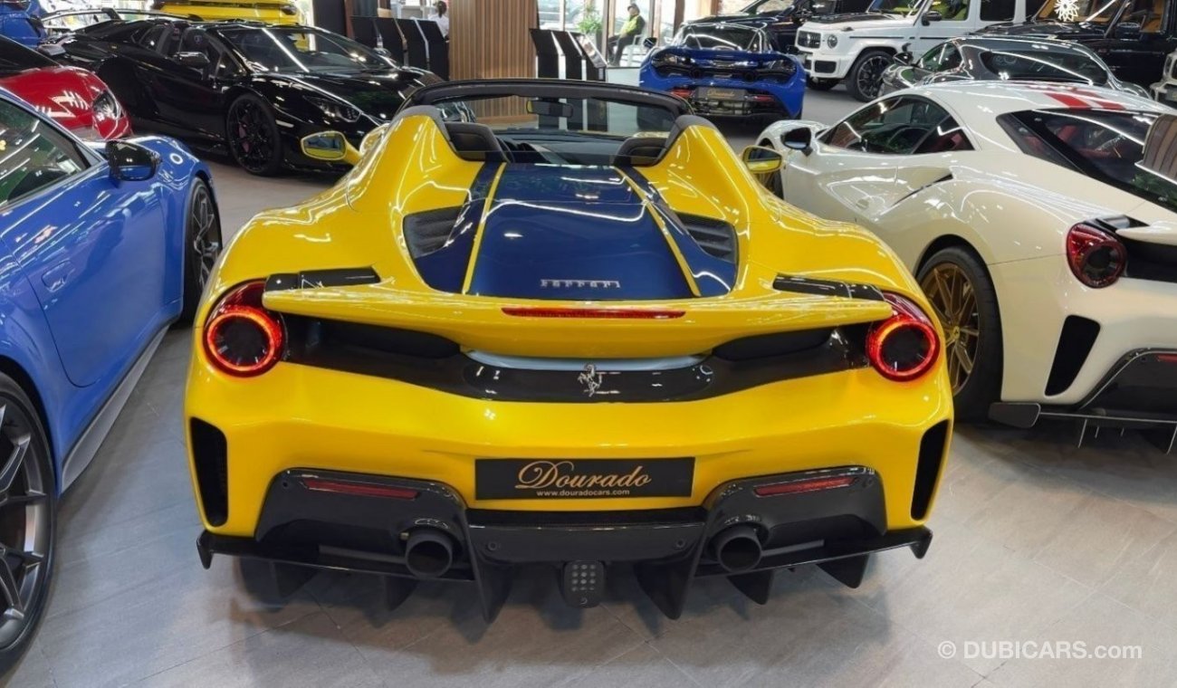 فيراري 488 Pista Spider | 2020 | Giallo Modena | Full Carbon Fiber | 720 HP