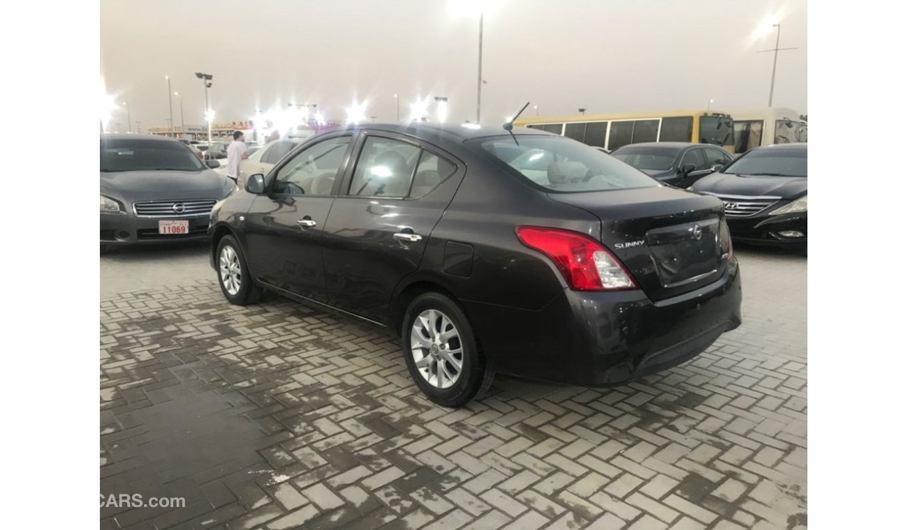 Nissan Sunny نيسان صني 2015 بحالة نظيفةرقم2 خليجي مالك اوك