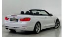 بي أم دبليو 420 2017 BMW 420i Sport Line Convertible, Full BMW Service History, Warranty, GCC