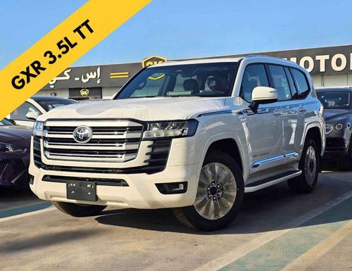 تويوتا لاند كروزر GXR TWIN TURBO / 3.5L V6 PETROL/RADAR/ 12.3"DVD WITH JBL SPEAKERS / COOL BOX (CODE # GXR3HH)