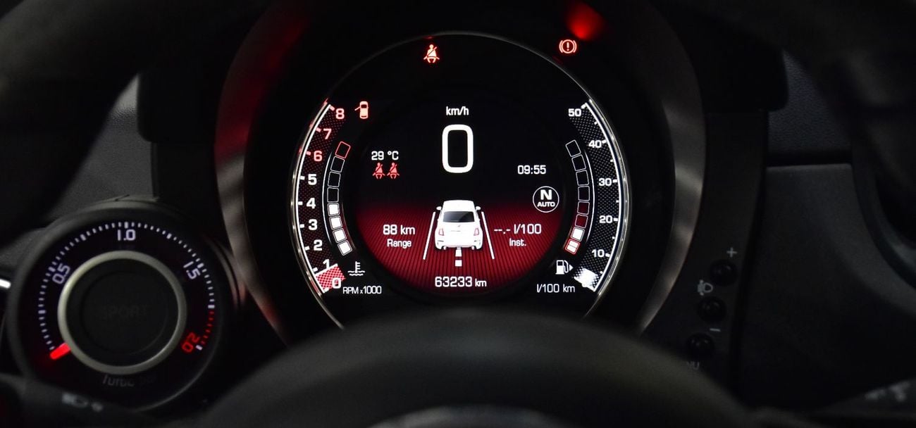 Abarth 595 EXCELLENT DEAL for our Abarth 595 Competizione ( 2022 Model ) in White Color GCC Specs