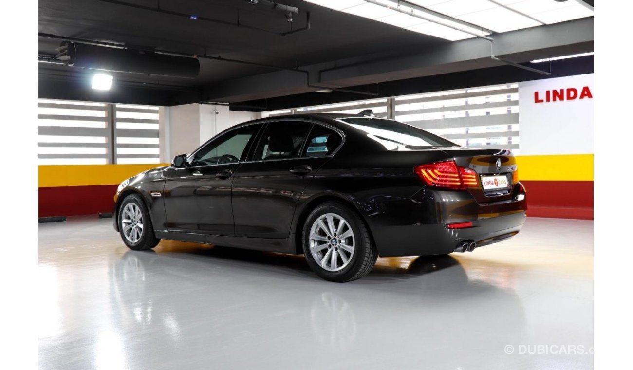 بي أم دبليو 520 BMW 520i 2015 GCC under Warranty with Flexible Down-Payment.