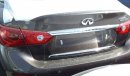 Infiniti Q50 2.2 diesel brand new grey inside black رمادي داخل اسود