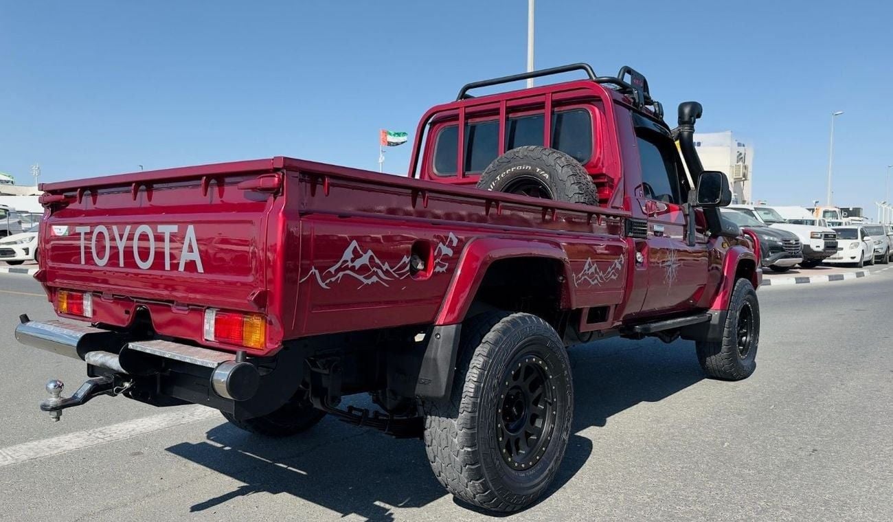 Toyota Land Cruiser Pick Up AFTER MARKET SINGLE CABIN | ROOF RACK WITH AIR SNORKEL | 4.5L DIESEL ENGINE | 2008 | (MT) | RHD