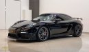 بورش كايمان جي تي ٤ 2020 Porsche GT4 Black Edition, Porsche warranty till 12/2022 Full-Service History, GCC