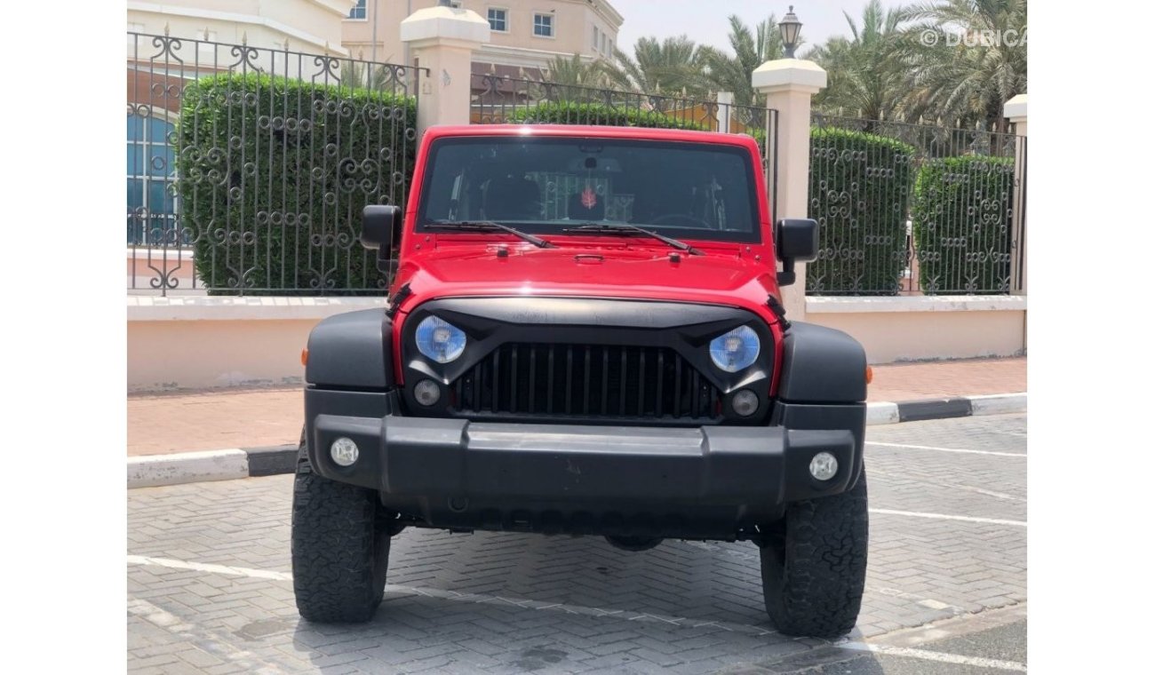 Jeep Wrangler Unlimited Sport GCC JEEP WRANGLER V6 3.6 FULL SERVICE HISTORY ONLY 1390/MONTHS