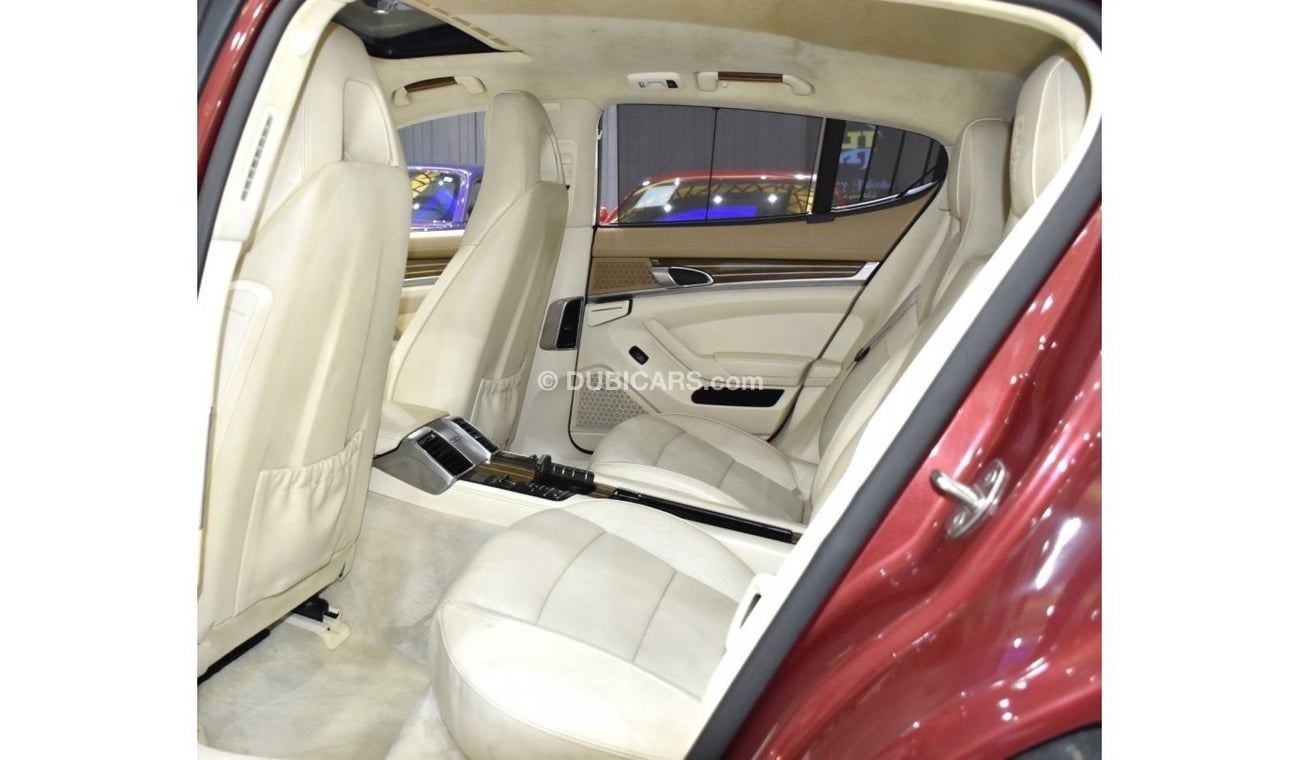 Porsche Panamera EXCELLENT DEAL for our Porsche Panamera 4 ( 2012 Model ) in Red Color GCC Specs