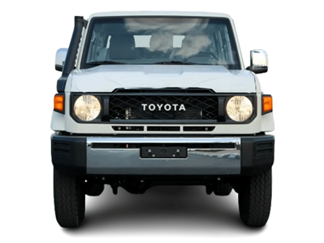 Toyota Land Cruiser 70 ECTWFR006 – 2024 TLC76 5 Doors Hardtop E Grade  – 4.5L Diesel Manual – White